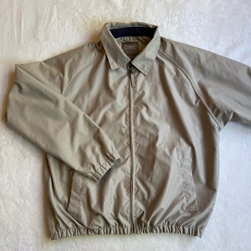 Haggar Generations Men’s Beige Jacket
